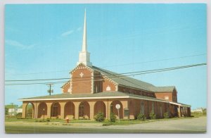Holy Saviour Catholic Church~Ocean City MD~Mirro-Krome~Brown & White~Vintage PC