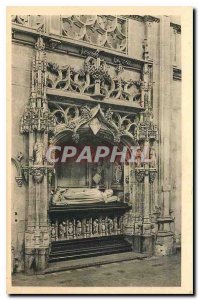 Postcard Ancient Church of Brou Ain tomb of Margaret of Bourbon