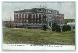 1918 New Engineering Building New Hampshire College Durham NH Postcard 