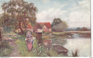 The farm by the River, England , 1910 ; TUCK 9440