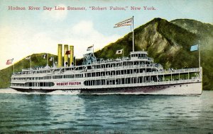 Hudson River Day Line - Steamer Robert Fulton