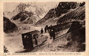 CPA CHAMONIX Mont-Blanc Chemin de fer du Montenvers et la Mer de Glace (337082)
