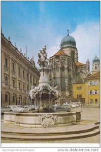 Germany Passau Brunnen am Residenzplatz