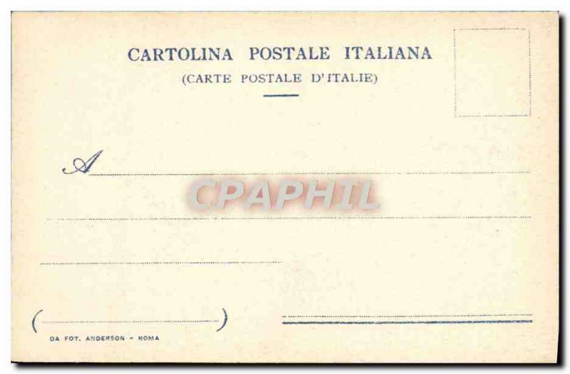 Old Postcard Tempio Di Roma Castore E Polluce E Di Antonina E Faustina