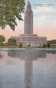 Louisiana State Capitol At Baton Rouge 1952