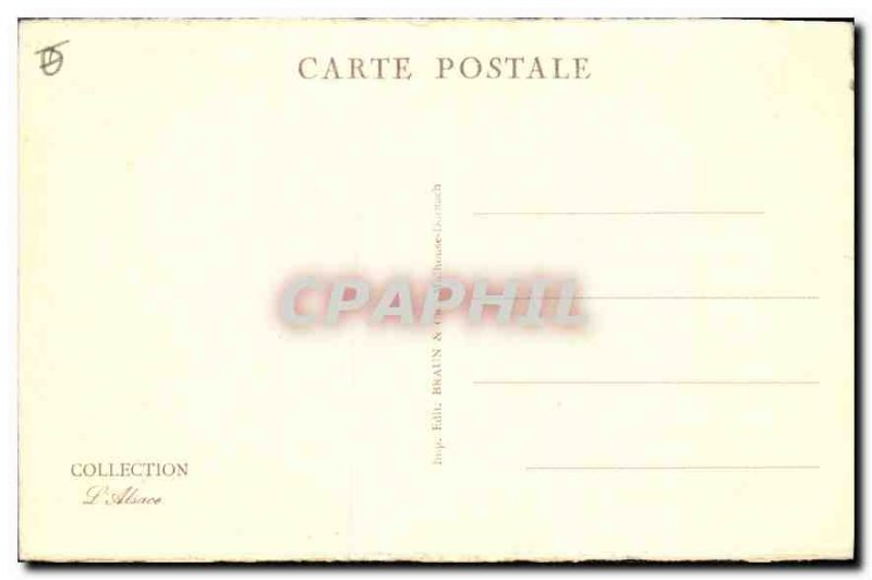 Old Postcard Mont Sainte Odile Convent The Chapel