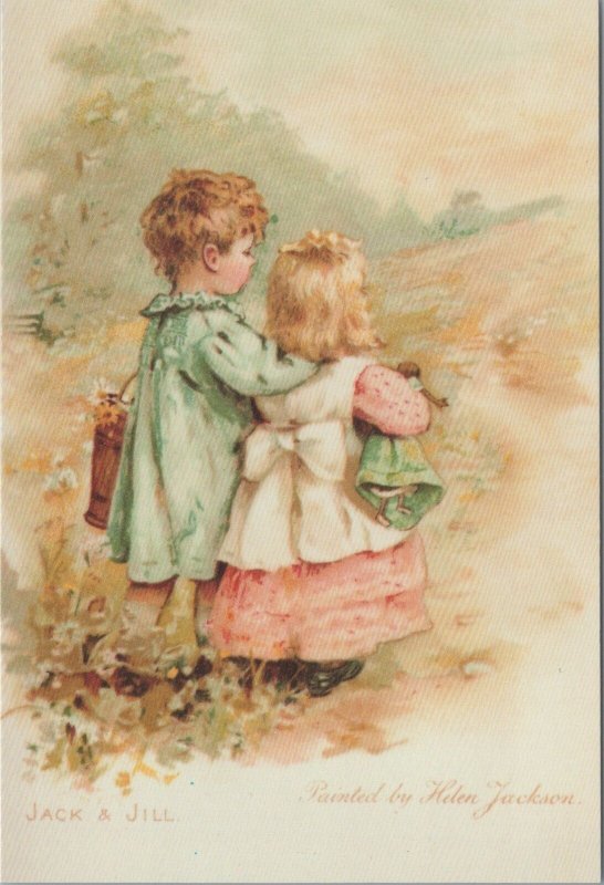 Children's Art Postcard - Childhood Memories, Jack and Jill RR17337