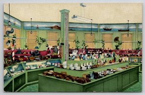 Bedford PA Grand View Ship Hotel Souvenir Stand Shop Pennsylvania Postcard H38