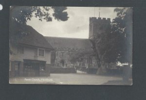 Post Card Ca 1909 Hawkhurst England Antique Photoview The Parish Church Scarce