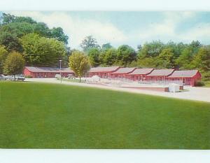 Unused Pre-1980 OLD CARS & BARNETT'S MOTEL Salem Ohio OH s5959