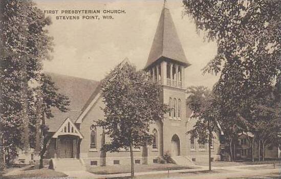 Wisconsin Stevens Point First Presbyterian Church Albertype