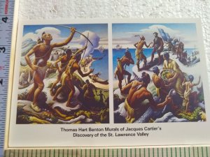 M-300464 T.H Benton Murals of Jacques Cartier's Discovery of the St. Lawrence