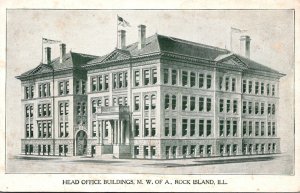 Illinois Rock Island Head Offices Modern Woodmen Of America