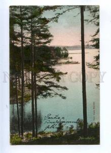 190775 FINLAND Punkaharju Vintage russian RPPC finnish stamp