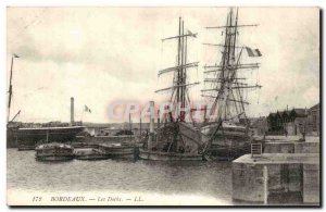 Bordeaux - Sailing - Les Docks - Old Postcard