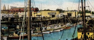 San Francisco, California Fishing Fleet, Fisherman's Wharf, Dock, Signs-A32 