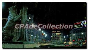 Postcard Modern Madrid Puerta del Sol Monumento al Oso and Madrono Aspecto No...