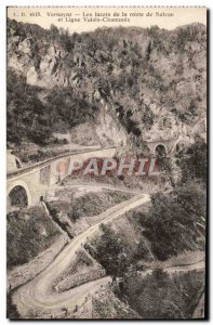 Old Postcard Vernayaz The Laces Of The Road From Salvan online and Valais Cha...