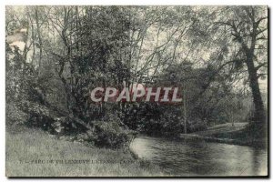 Old Postcard Villeneuve Tree Park layer