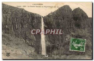 Cantal Old Postcard The great waterfall Falhitoux (30m)
