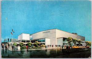 1956 Rochester War Memorial Auditorium & Exhibit Hall New York Posted Postcard