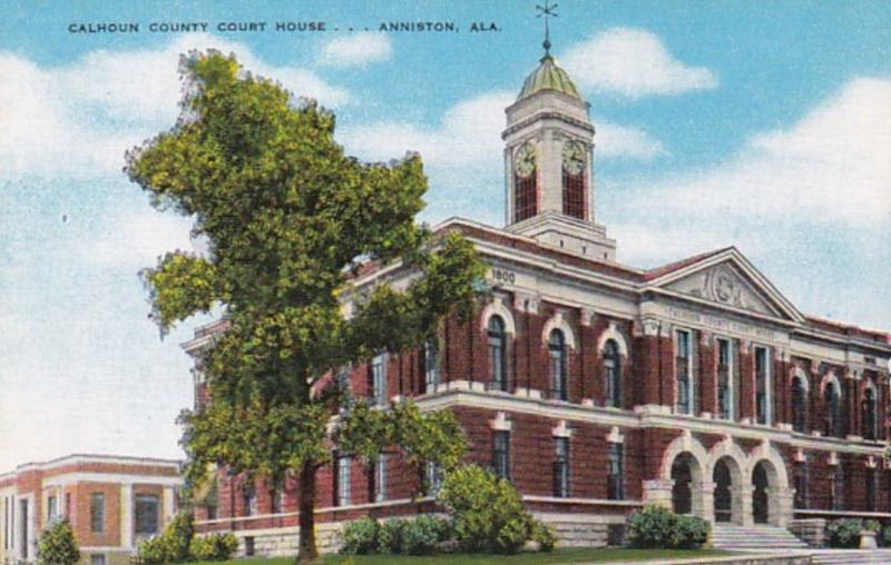 Alabama Anniston Calhoun County Court House