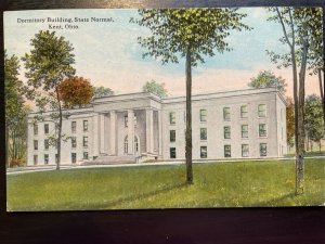 Vintage Postcard 1914 Dormitory Building State Normal School Kent Ohio (OH)