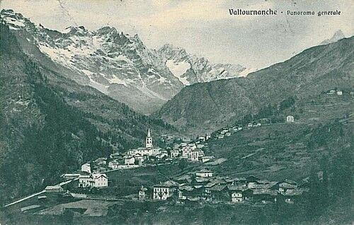 POSTCARD Era: VALLEY OF AOSTA: VALTOURNANCHE-