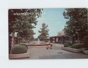 Postcard Willingboro Plaza Shopping Center, Willingboro, New Jersey