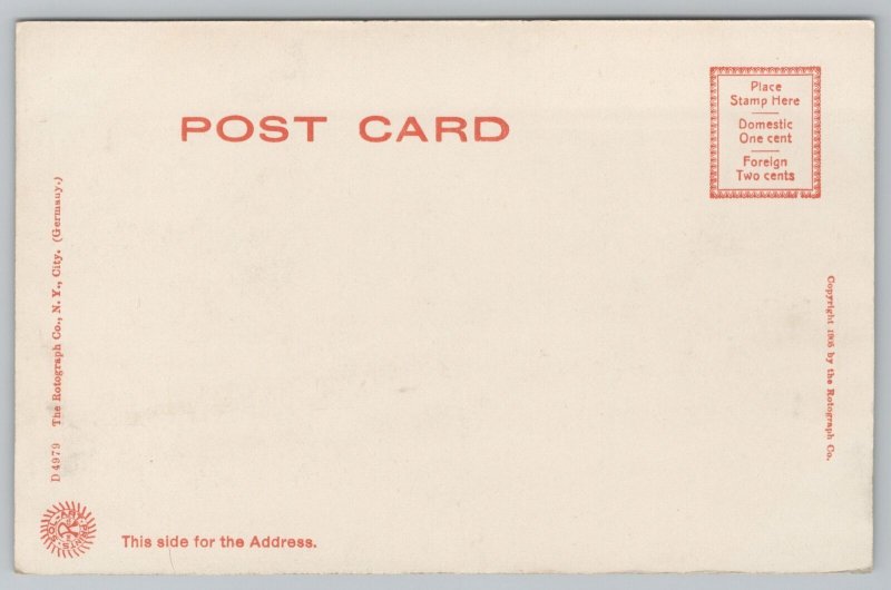 Ohio~Toledo~Ravine~Footbridge~Walbridge Park~B&W~Rotograph~Vintage UDB Postcard 