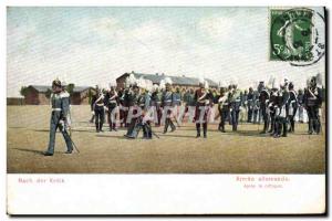 Postcard Old Army German Army After criticism