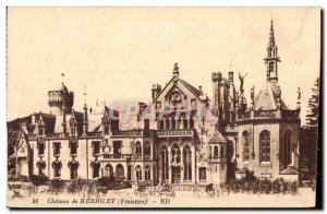 Old Postcard Chateau Keriolet (Finister)