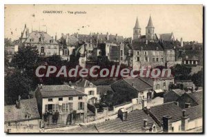 Old Postcard Chaumont Vue Generale