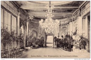 Interior, Der Wintergarten Im Conversationshaus, Baden-Baden (Baden-Württemb...