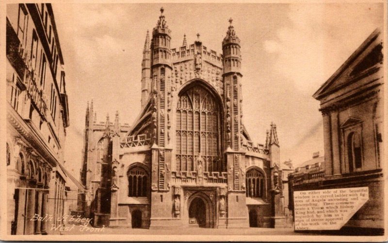 England Bath The Abbey West Front