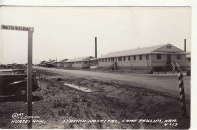 KS   CAMP PHILLIPS  STATION HOSPITAL Cook RPPC postcard