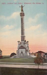 Iowa Des Moines Soldiers and Sailors Monument