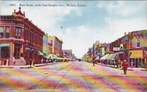 Main Street North From Douglas Avenue Wichita Kansas