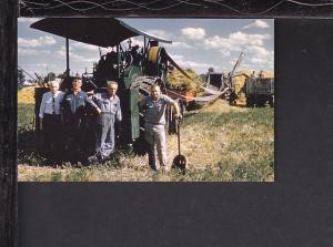 Steam Powered Farm Equipment Postcard 