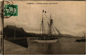 CPA PAIMPOL - Goelette partant pour Islande (104192)