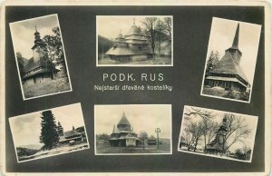 Postcard Czech Republic Podk Rus multi view