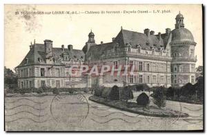 Old Postcard St Georges Sur Loire Chateau de Serrant