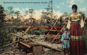 Native American Seminole Indian Graves in Everglades Florida, Drew no 1769