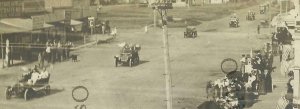 Kearney NEBRASKA RP 1910 AUTOMOBILE RALLY Boosters Parade nr Gibbon Elm Creek