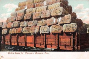 Memphis Tennessee Cotton Ready for Shipment Vintage Postcard AA56714