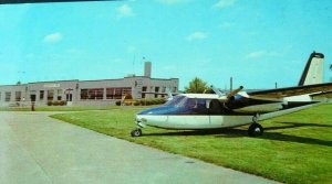 Vintage Zanesville Municipal Airport, Zanesville, Ohio Unused Postcard