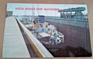 Massena NY Mariprina Monrovia Eisenhower Lock Vista House ship watchers 1980