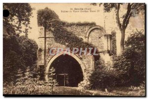Senlis - Ruins of Old Chateau Henry IV - Old Postcard