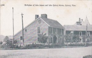 Massachusetts Quincy Birthplace Of John and John Quincy Adams