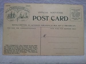 Robert Fulton's Steamboat Clermont 1909 Hudson-Fulton Celebration Souvenir card